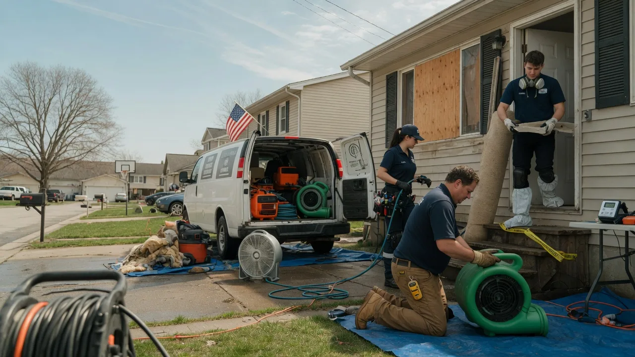 Water Damage Restoration in Bloomingdale, IN near me